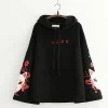 Kawaii Therapy Clothing<Kawaii Harajuku Hooded Fox Hoodie – Limited Edition