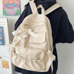 Kawaii Therapy School Backpacks | Preppy Backpacks<Kawaii Harajuku Lace Fashion Canvas Backpack – Limited Edition