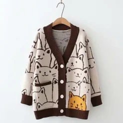 Kawaii Therapy Clothing<Kawaii Harajuku Neko Cat Style Cardigan – Special Edition
