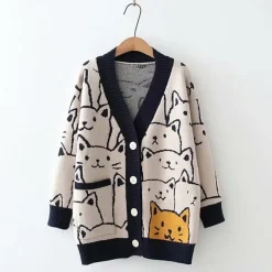 Kawaii Therapy Clothing<Kawaii Harajuku Neko Cat Style Cardigan – Special Edition