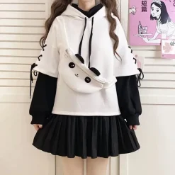 Kawaii Therapy Clothing<Kawaii Harajuku Panda Style Hoodie – Limited Edition