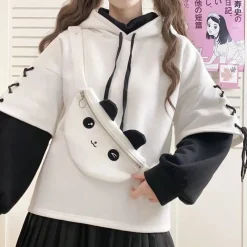 Kawaii Therapy Clothing<Kawaii Harajuku Panda Style Hoodie – Limited Edition