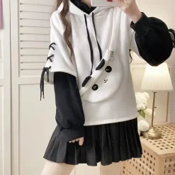 Kawaii Therapy Clothing<Kawaii Harajuku Panda Style Hoodie – Limited Edition