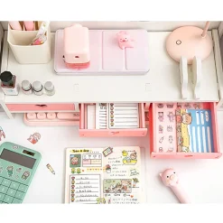 Kawaii Therapy Desk Organizers | Desk Accessories<Kawaii Harajuku Pastel Hearts Mini Desk Drawer