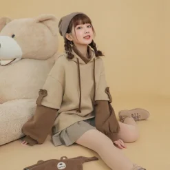 Kawaii Therapy Clothing<Kawaii Harajuku Style Bear Hoodie – Special Edition