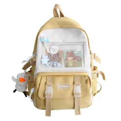 Kawaii Therapy School Backpacks | Japanese Style Backpacks<Kawaii Harajuku Style Canvas School Backpack