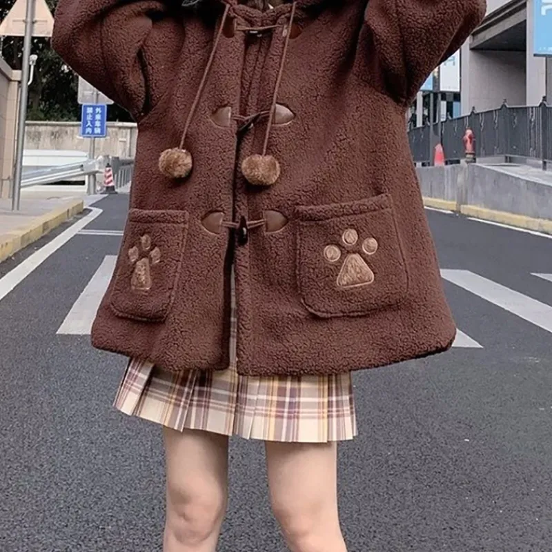 Kawaii Therapy Clothing<Kawaii Harajuku Style Cat Paw Winter Coat – Limited Edition
