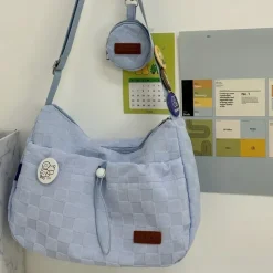 Kawaii Therapy Shoulder Bags | Japanese Style Backpacks<Kawaii Harajuku Style College Crossbody Bag – Limited Edition