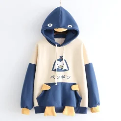 Kawaii Therapy Clothing<Kawaii Harajuku Style Cute Penguin Hoodie – Limited Edition