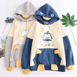 Kawaii Therapy Clothing<Kawaii Harajuku Style Cute Penguin Hoodie – Limited Edition
