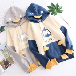 Kawaii Therapy Clothing<Kawaii Harajuku Style Cute Penguin Hoodie – Limited Edition