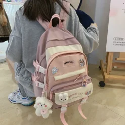 Kawaii Therapy School Backpacks | Preppy Backpacks<Kawaii Harajuku Style Pastel College Backpack
