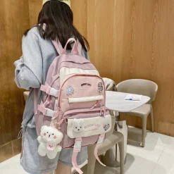 Kawaii Therapy School Backpacks | Preppy Backpacks<Kawaii Harajuku Style Pastel College Backpack