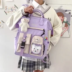 Kawaii Therapy School Backpacks | Preppy Backpacks<Kawaii Harajuku Style Preppy College Backpack – Limited Edition