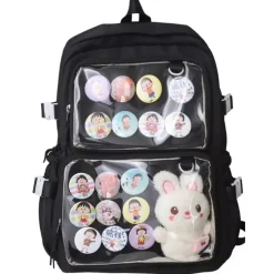 Kawaii Therapy Japanese Style Backpacks | Ita Bags<Kawaii Harajuku Style Transparent Ita College Backpack