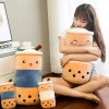 Kawaii Therapy Pillows | Boba<Kawaii Huggable Bubble Tea Plush XL (50cm)