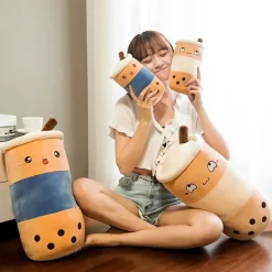 Kawaii Therapy Pillows | Boba<Kawaii Huggable Bubble Tea Plush XL (50cm)