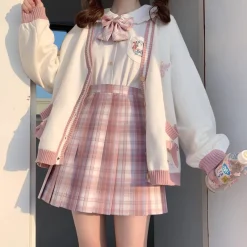 Kawaii Therapy Clothing<Kawaii Japanese Harajuku Style Knitted Cardigan – Limited Edition