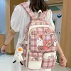 Kawaii Therapy School Backpacks | Preppy Backpacks<Kawaii Japanese High School Plaid Backpack – Limited Edition