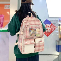 Kawaii Therapy School Backpacks | Preppy Backpacks<Kawaii Japanese High School Plaid Backpack – Limited Edition
