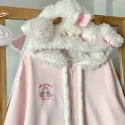 Kawaii Therapy Clothing<Kawaii Japanese Style Cat Zipper Hoodie – Special Edition