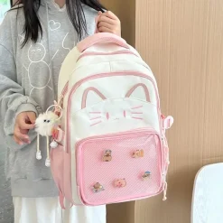 Kawaii Therapy Japanese Style Backpacks | Ita Bags<Kawaii Japanese Style Cat Ita Backpack – Limited Edition