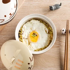 Kawaii Therapy Bottles<Kawaii Japanese Style Cat Ceramic Ramen Bowl – Special Edition