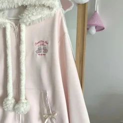 Kawaii Therapy Clothing<Kawaii Japanese Style Cat Zipper Hoodie – Special Edition