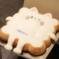 Kawaii Therapy Cute Stuffed Animals | Seat Cushions<Kawaii Japanese Style Cat Biscuit Seat Cushion