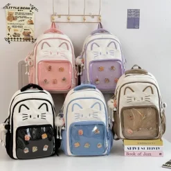 Kawaii Therapy Japanese Style Backpacks | Ita Bags<Kawaii Japanese Style Cat Ita Backpack – Limited Edition