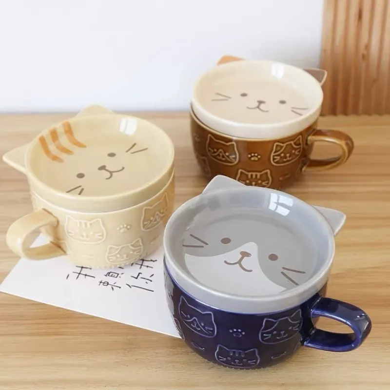 Kawaii Therapy Bottles<Kawaii Japanese Style Ceramic Cat Bowl – Special Edition