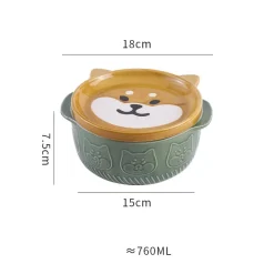 Kawaii Therapy Bottles<Kawaii Japanese Style Ceramic Cat Bowl – Special Edition
