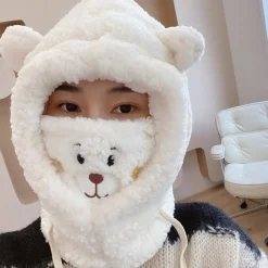 Kawaii Therapy Clothing<Kawaii Japanese Style Harajuku Bear Beanie – Limited Edition