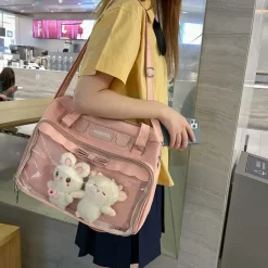 Kawaii Therapy Japanese Style Backpacks | Ita Bags<Kawaii Japanese Style Ita Transparent Crossbody Shoulder Bag