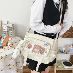 Kawaii Therapy Shoulder Bags | School Backpacks<Kawaii Japanese Style Messenger Shoulder Bag – Limited Edition