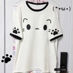 Kawaii Therapy Clothing<Kawaii Japanese Style Neko Cat Paw Harajuku Shirt