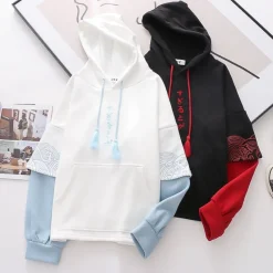 Kawaii Therapy Clothing<Kawaii Japanese Style Ocean Waves Hoodie – Limited Edition