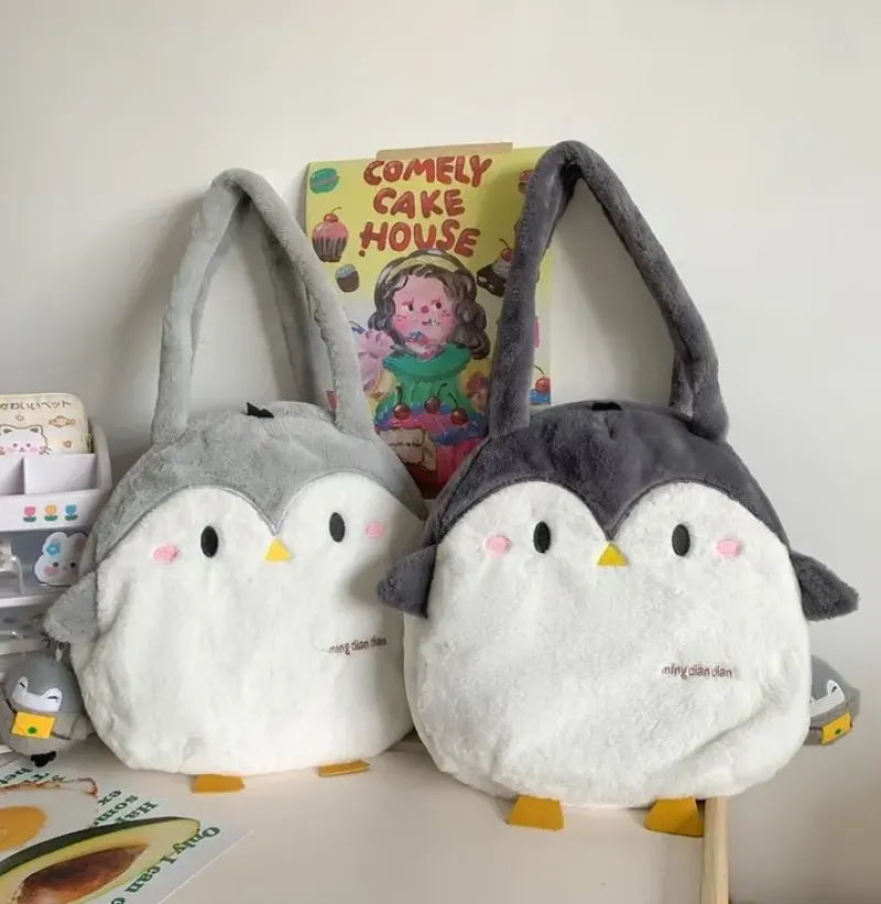 Kawaii Therapy Tote Bags | Shoulder Bags<Kawaii Japanese Style Penguin Shoulder Bag – Special Edition