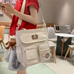 Kawaii Therapy Shoulder Bags | School Backpacks<Kawaii Japanese Style Preppy Shoulder Bag – Limited Edition