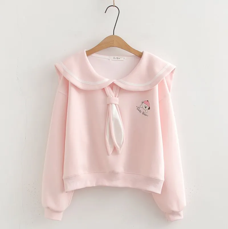 Kawaii Therapy Clothing<Kawaii Japanese Style Preppy Collar Sweater – Limited Edition