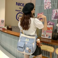 Kawaii Therapy Shoulder Bags | School Backpacks<Kawaii Japanese Style Preppy Shoulder Bag – Limited Edition