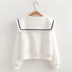 Kawaii Therapy Clothing<Kawaii Japanese Style Preppy Collar Sweater – Limited Edition