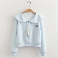 Kawaii Therapy Clothing<Kawaii Japanese Style Preppy Collar Sweater – Limited Edition