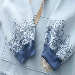 Kawaii Therapy Clothing<Kawaii Japanese Style Rabbit Embroidery Hoodie