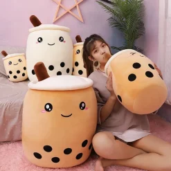 Kawaii Therapy Giant Stuffed Animals | Boba<Kawaii Jumbo Milk Tea Plush (50cm) – Limited Edition