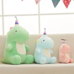 Kawaii Therapy Cute Stuffed Animals | Giant Stuffed Animals<Kawaii Jumbo Pastel Birthday Dinosaur Plush (50cm)