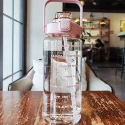 Kawaii Therapy Bottles<Kawaii Jumbo Pastel Clear Water Bottle (2000ml)