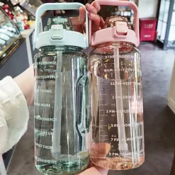 Kawaii Therapy Bottles<Kawaii Jumbo Pastel Clear Water Bottle (2000ml)