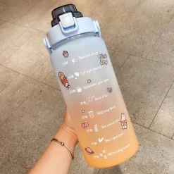 Kawaii Therapy Bottles<Kawaii Jumbo Pastel Style Water Bottle