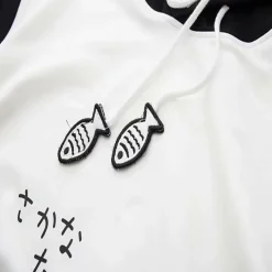Kawaii Therapy Clothing<Kawaii Kitty Cat Fish Japanese Style Hoodie